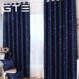 GTE Korean Style Beautiful Sky Star Patterned Curtains Blackout Drape (250cm x 100cm) - Navy Blue - Fulfilled by GTE SHOP