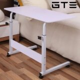 GTE Simple Portable Easily Lift Laptop Computer Desk Multifunctional Movable Lazy Tables Rotary Computer Desks - 2 Colors Available - White - Fulfilled by GTE SHOP