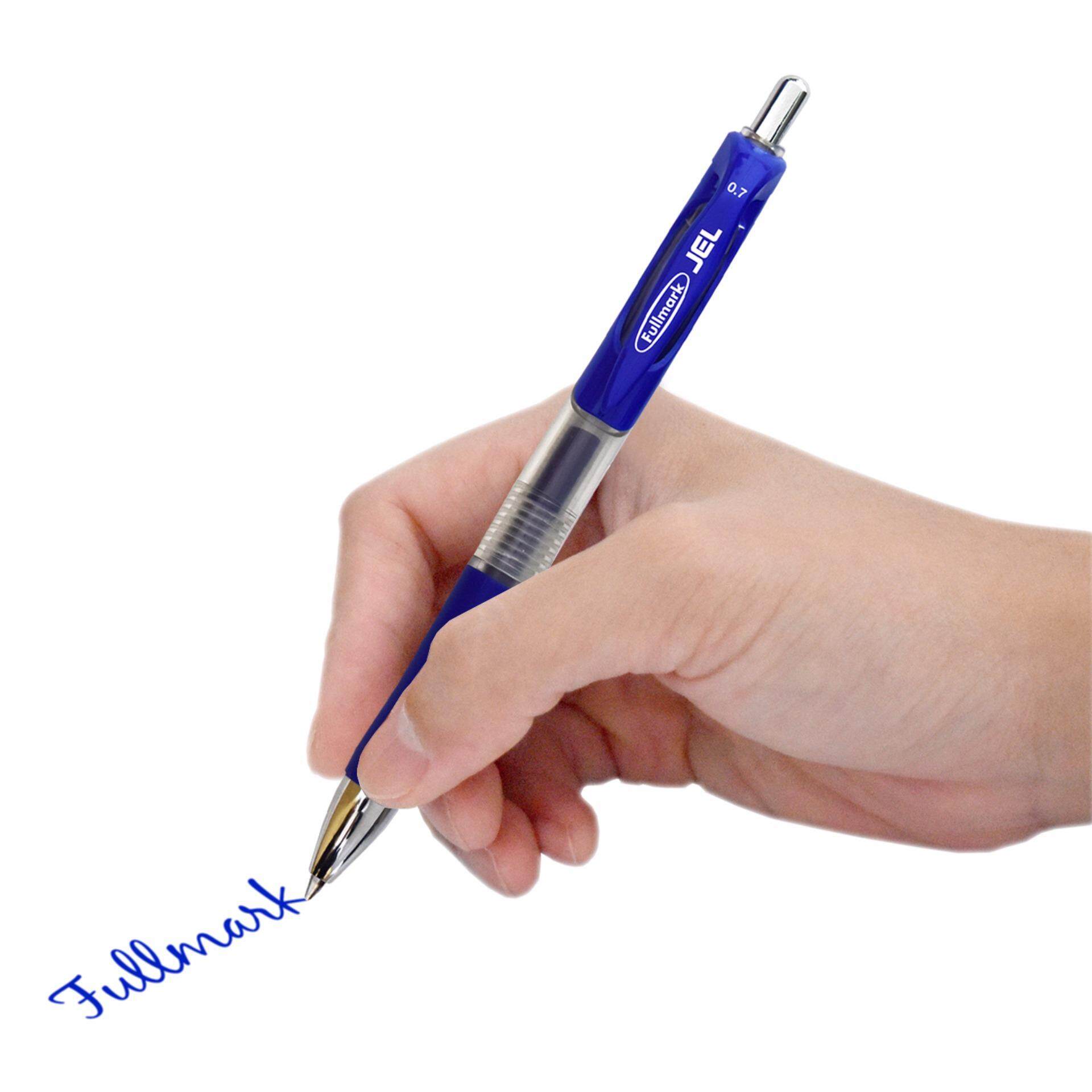 Fullmark Gel Pen Retractable Premium Stationery , Fine Point , Blue x 80 pcs