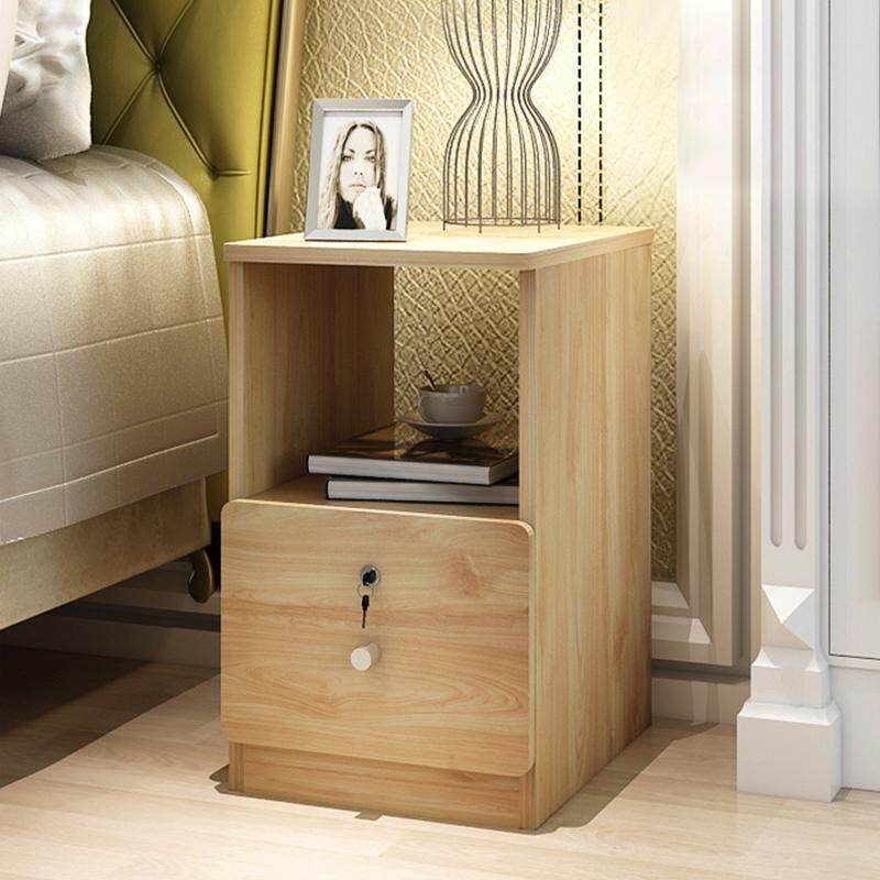 30X40X50cm, Wooden Bedside Table Nightstand Cabinet Bedroom Chest /1 Storage Drawers