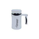 Stainless Steel Vacuum Mug with Lid Filter Cup - White