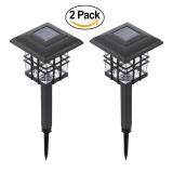 Tomshine 0.2 W 2 Pack Solar Powered Garden Yard Bollard Pillar Light Lawn Lamp 2-IN-1 Outdoor Landscape Auto On / Off Post Lamp Water Resistant - Intl September 2018 - 2 Tomshine 0.2 W 2 Pack Solar Powered Garden Yard Bollard Pillar Light Lawn Lamp 2-IN-1 Outdoor Landscape Auto On / Off Post Lamp Water Resistant - intl - 2