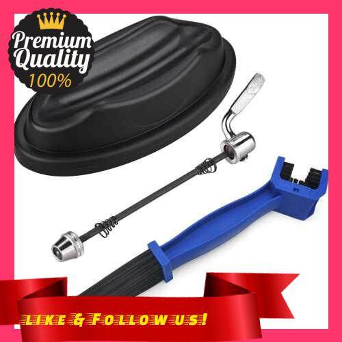 People's Choice Bike Front Wheel Riser Block Quick Release Rear Wheel Skewer Chain Brush for Indoor 