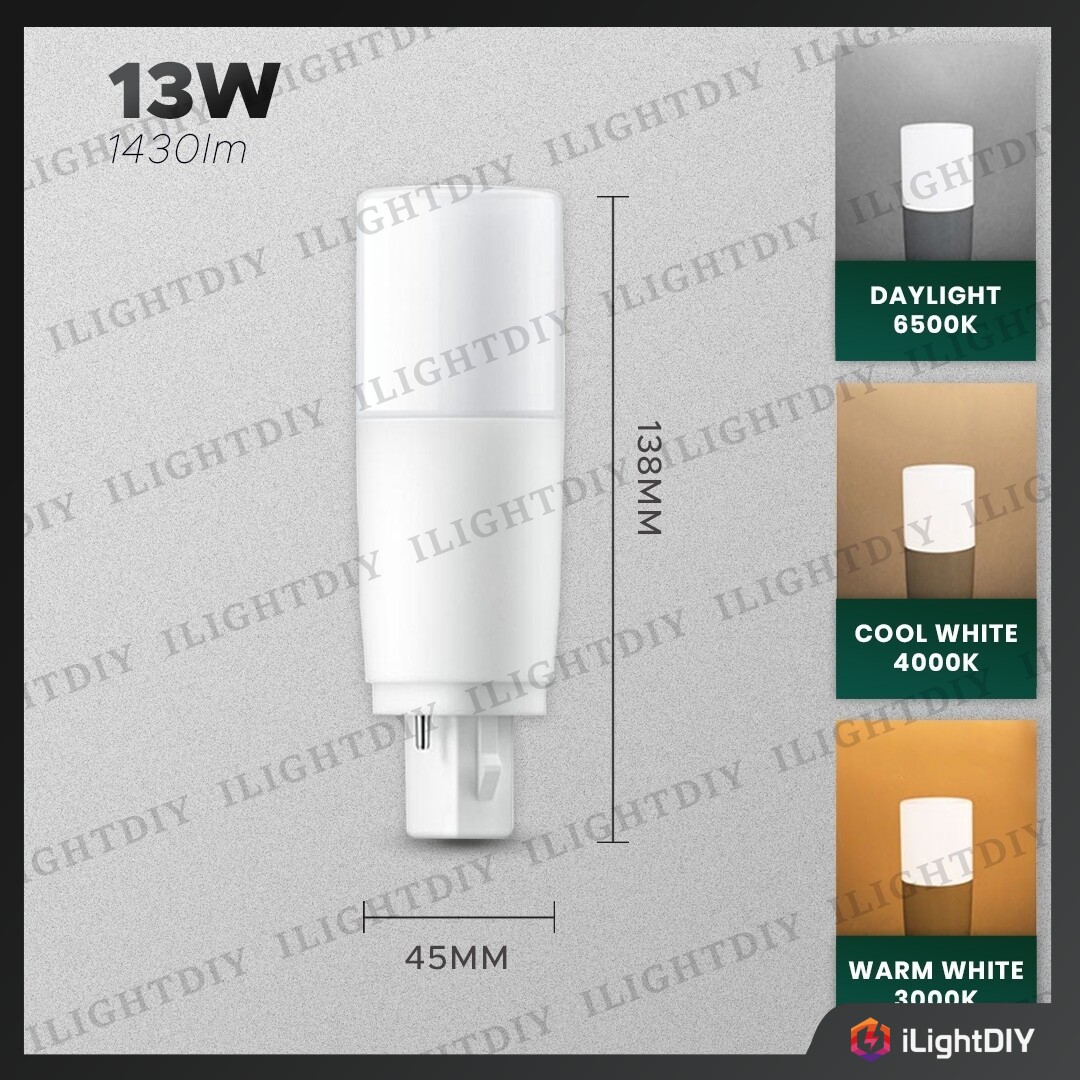 8W/13W PLC(G24D-2PIN) LED STICK BULB