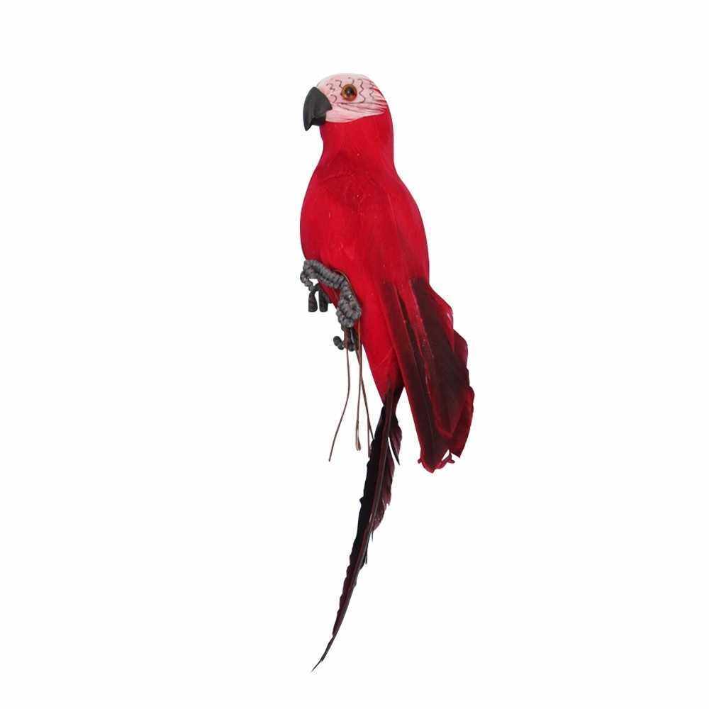 Artificial Parrot Wall Sculpture Decorative Simulation Foam Parrot Home ...