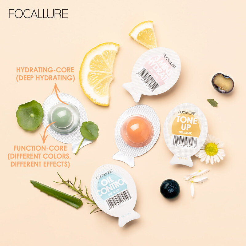 Focallure mặt nạ hai lõi mặt nạ chăm sóc mụn kiểm soát dầu dưỡng ẩm 7 ngày-mặt nạ chăm sóc da