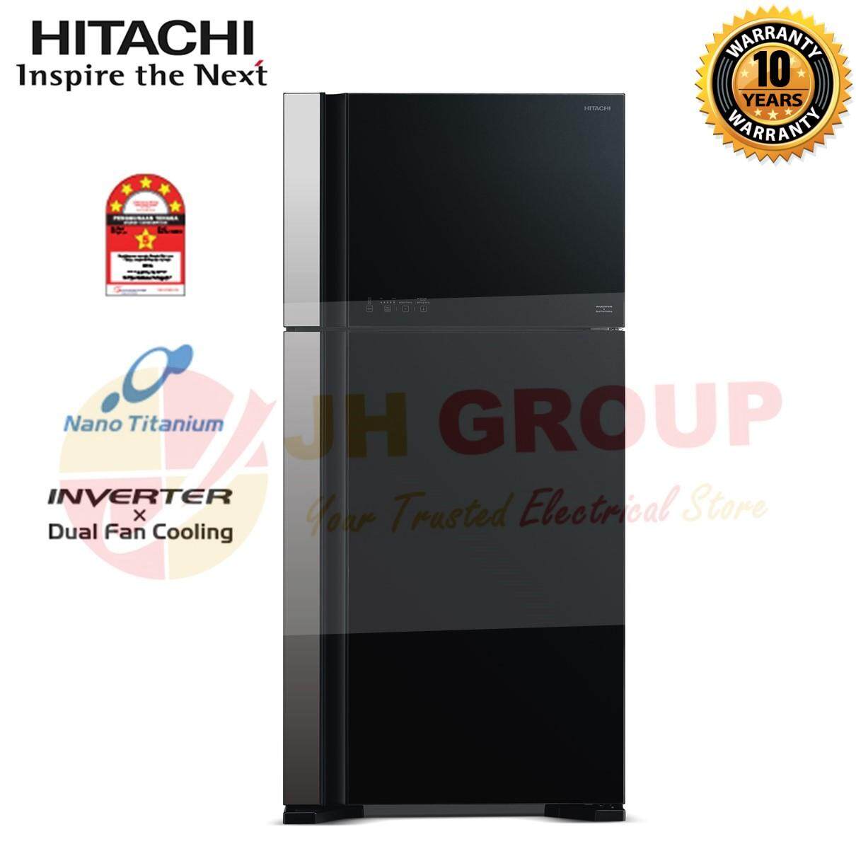 New Collection Peti Ais HITACHI JAPAN R-VG750PM GBK 655L INVERTER GLASS DOOR FRIDGE REFRIGERATOR *LARGER DIMENSION THAN SHARP SJP88MFGM TOSHIBA GR-AG66MA Terbaik New Collection Peti Ais HITACHI JAPAN R-VG750PM GBK 655L INVERTER GLASS DOOR FRIDGE REFRIGERATOR *LARGER DIMENSION THAN SHARP SJP88MFGM TOSHIBA GR-AG66MA Terbaik