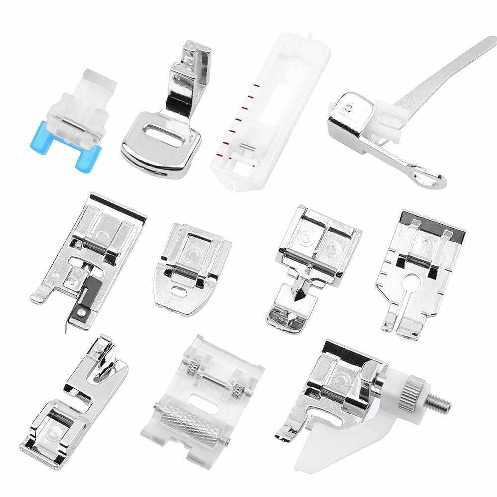 11 Pcs Sewing Machine Presser Feet Set, Professional Sewing Crafting Presser Foot Feet for for Fangh