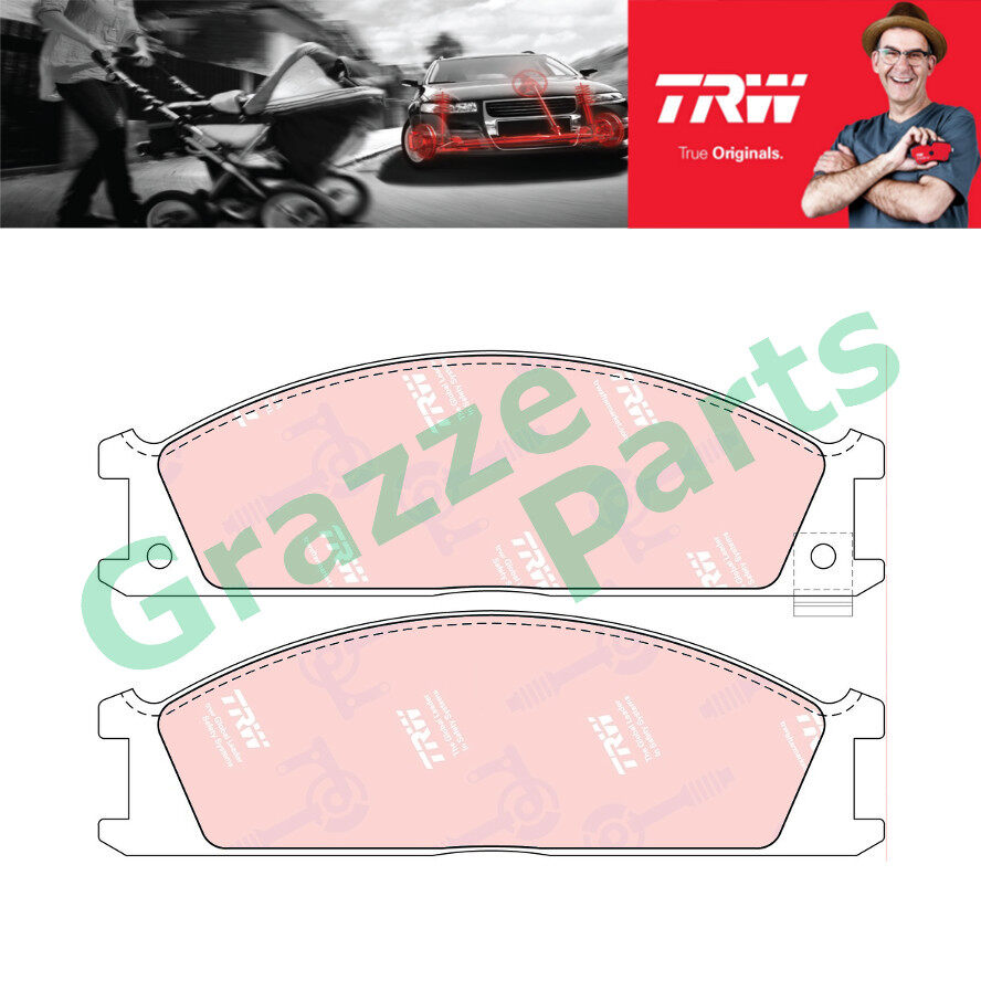 TRW Brake Pad Front for GDB1017 - Nissan Frontier D22 Urvan E24