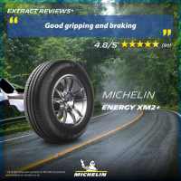 NEW LAUNCHED Michelin ENERGY XM2+ PLUS - 175/65R14 175/65R15 185/60R14 185/65R14 185/70R14 185/55R15 185/60R15 185/65R15 185/55R16 195/55R15 195/60R15 195/65R15 205/65R15 205/55R16 205/60R16 215/60R16
