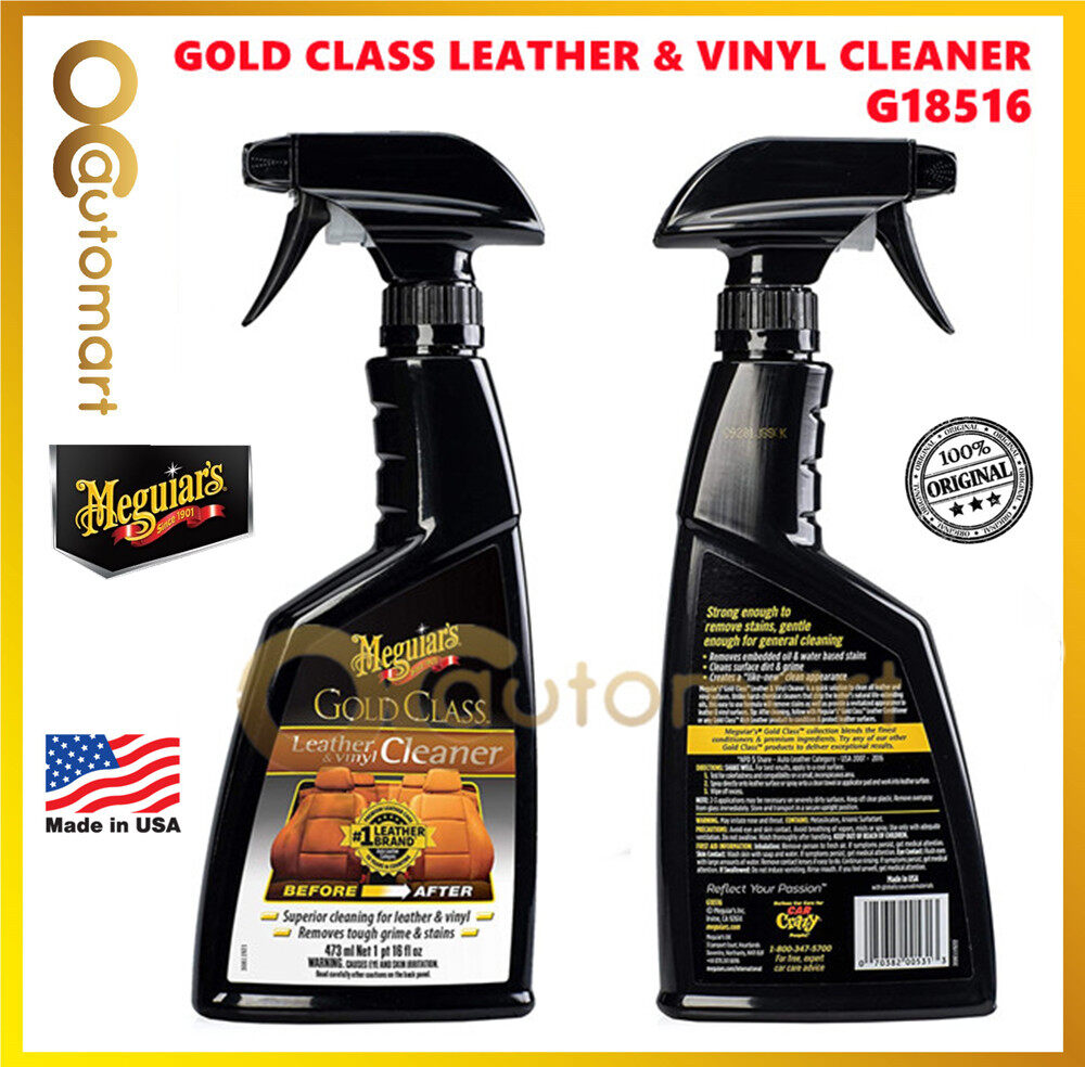 Meguiar’s G18516 Gold Class Leather & Vinyl Cleaner 16 oz Spray