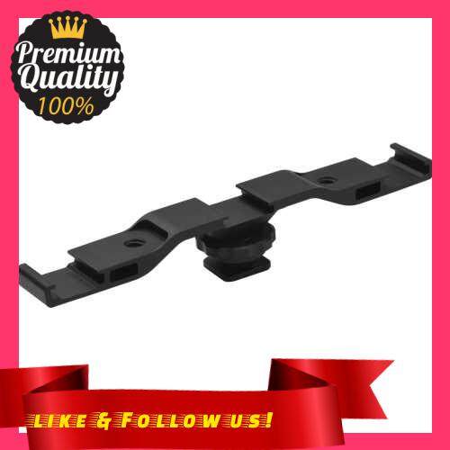 People\'s Choice Metal Cold Shoe Mount Bracket with 3 Cold Shoe Mounting for Installing Microphone LED Video Light for Vlog Live Streaming Video Recording (Standard)