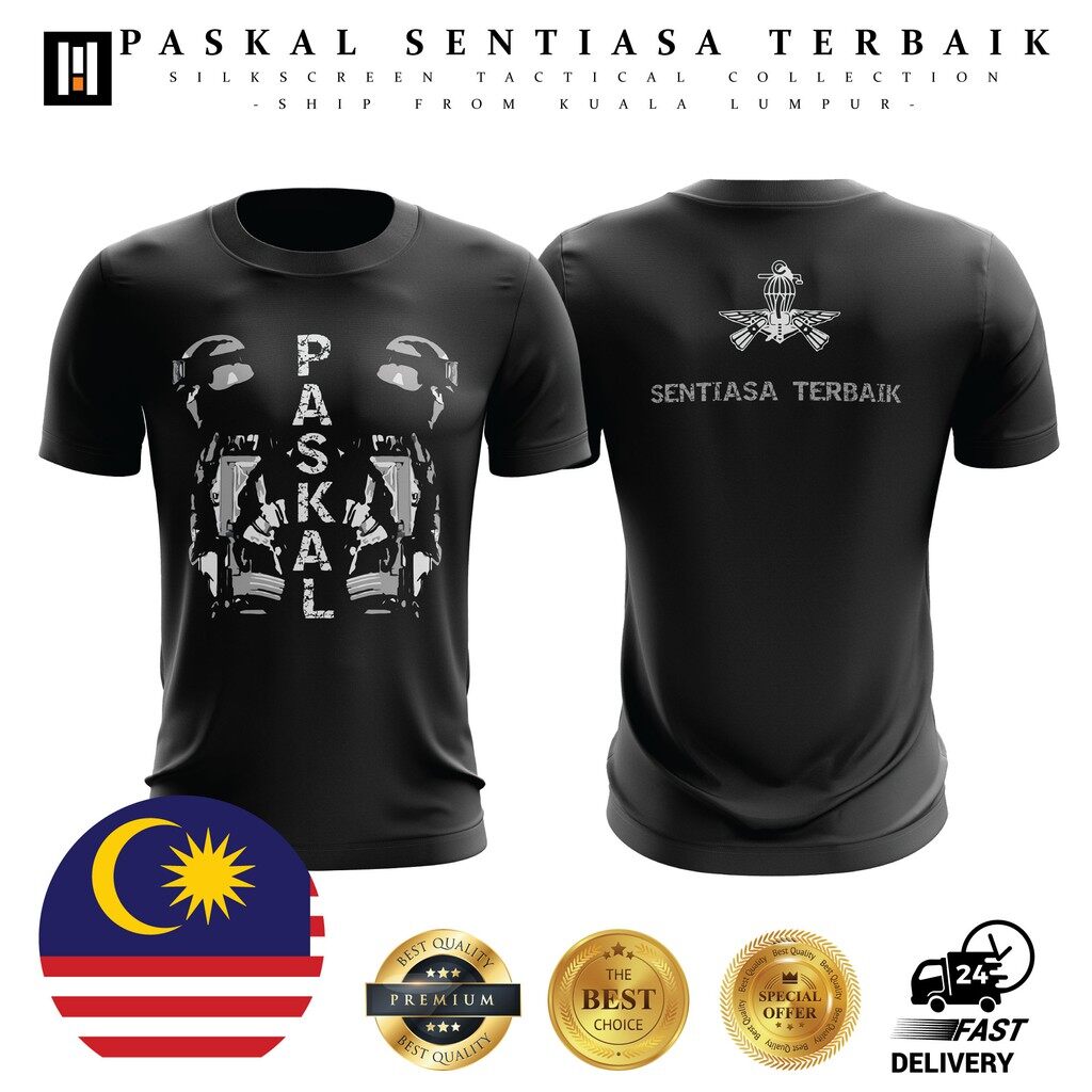 Tactical T-Shirts Jersey Microfiber - 2 (READY STOCK) Baju Tacttical SWAT