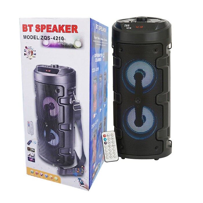 wireless speaker +karaoke bt speaker zqs-4210 dan lain free mikrofon