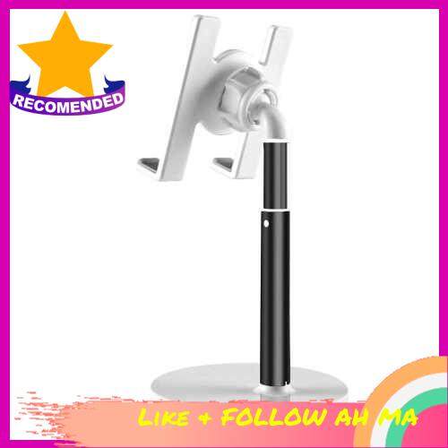 Best Selling Liftable Aluminum Alloy Phone Stand for Desk / Bed Compatible with Cellphone and Tablet Smaller than 10 Inch (Black)