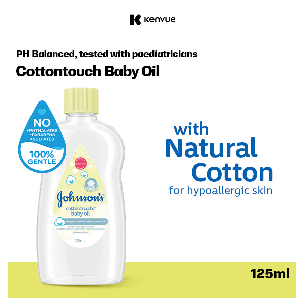 Johnsons Baby Cotton Touch Baby Oil 125ml