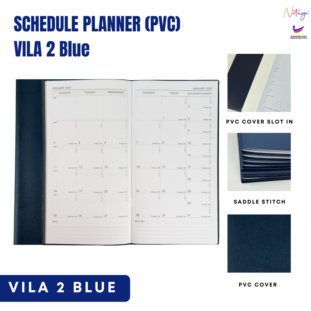 Schedule Planner 2027 Business style Corporate Planning Diary Table Desk Calendar Personal Planning Journal Notebook