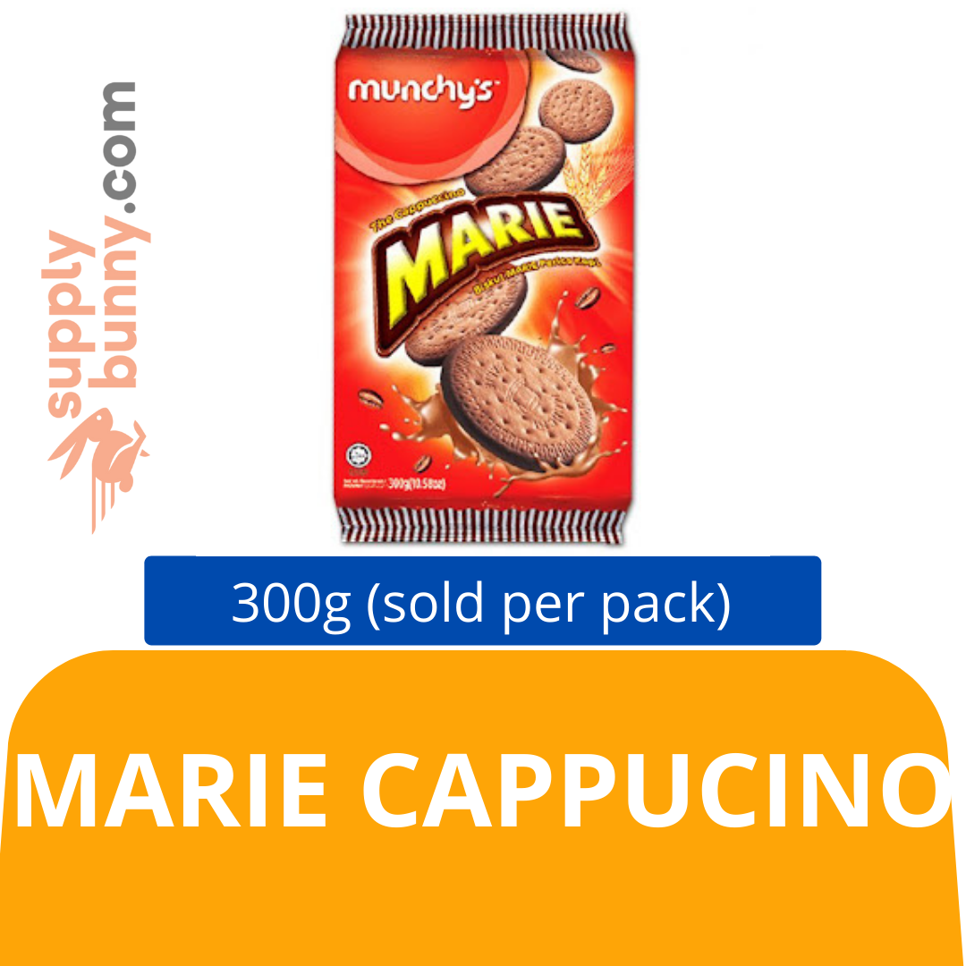 Marie Cappucino 300g (sold per pack) 卡布奇诺馬利餅 PJ Grocer Biskut Marie Cappuccino