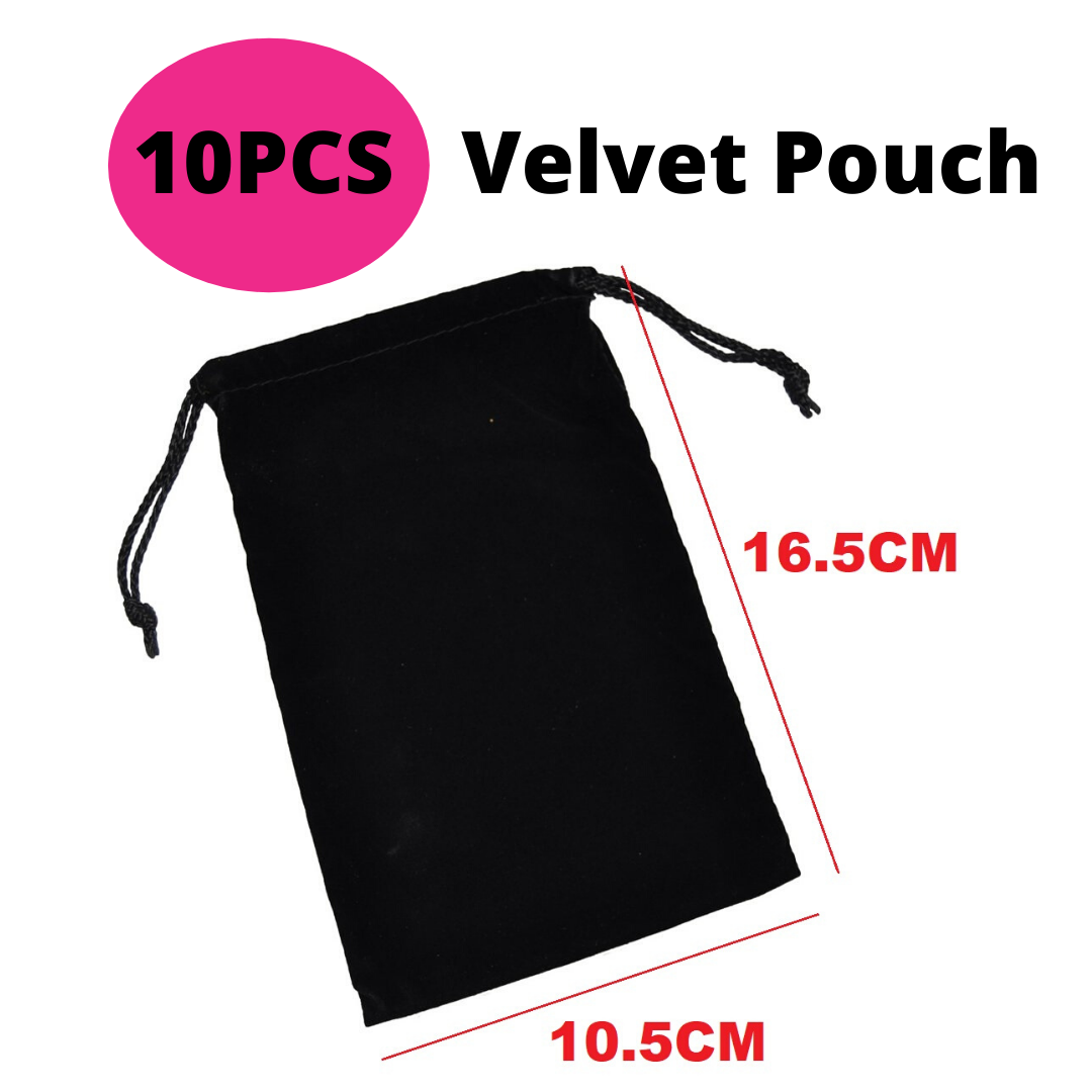 Drawstring Velvet Pouch Pendulum Bag Jewellery Bag 10PCS/LOT  10.5CM X 16.5CM