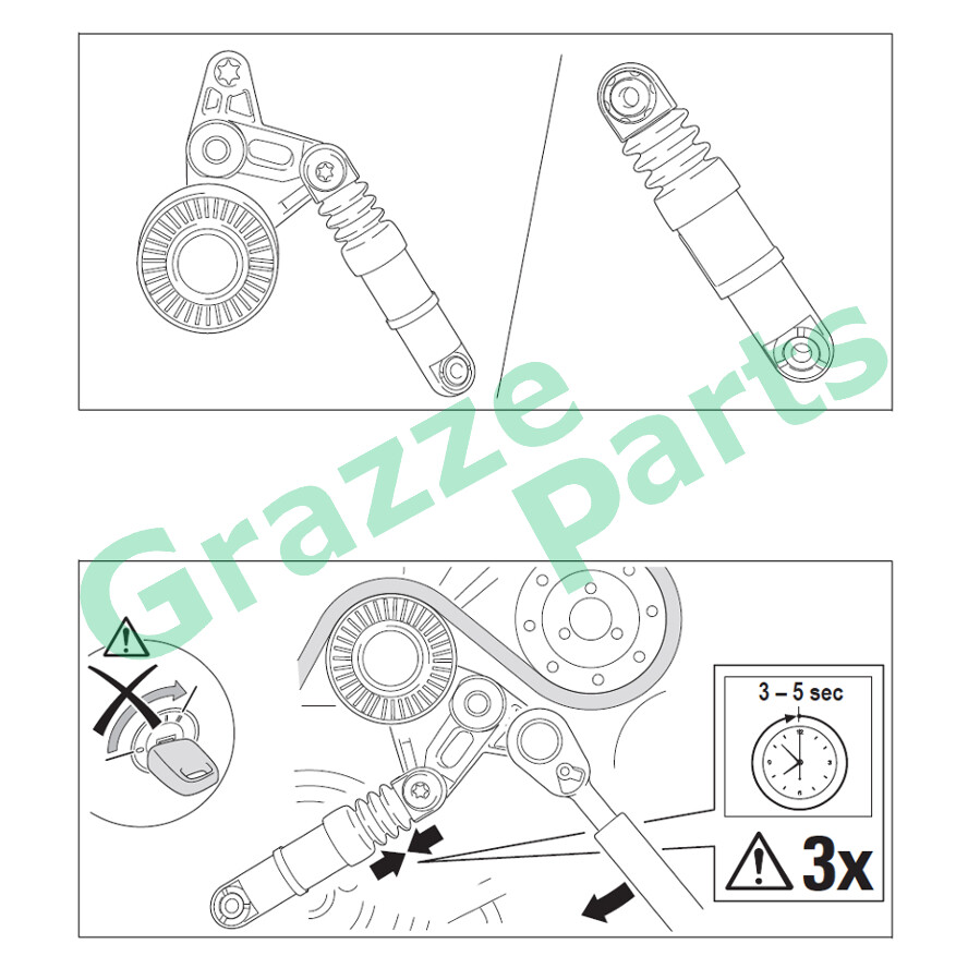 tro tla  INA Schaeffler Fan Belt Tensioner Pulley Bearing 534053410 for Honda Civic  FC TRO TEA 1.8 2.0