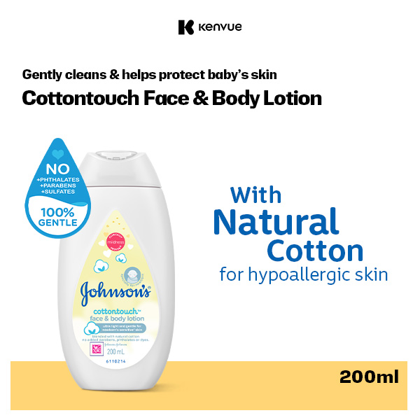 Johnsons Baby Cotton Touch Face & Body Lotion 200ml