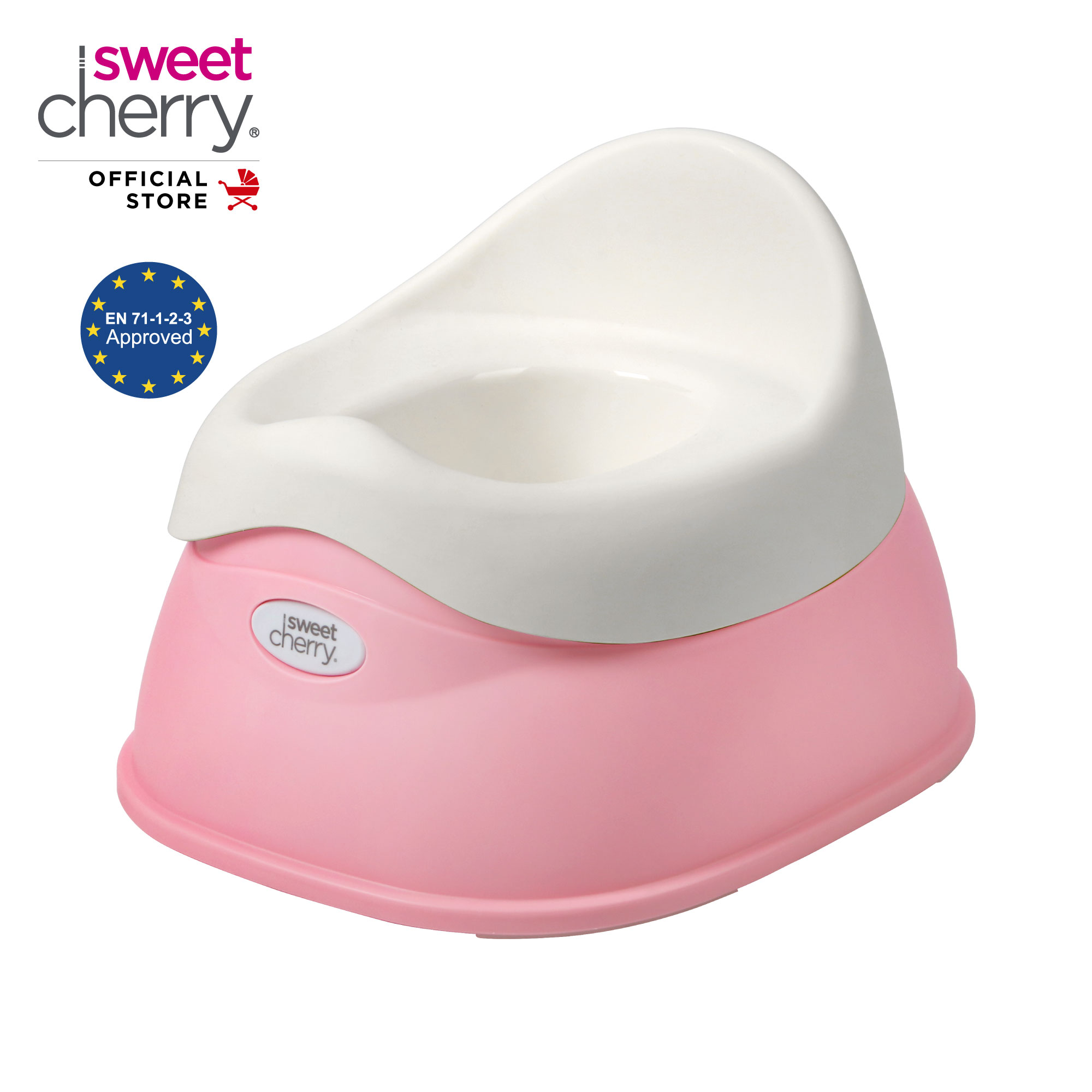 Sweet Cherry PT05 Tinkle Potty Portable Stable Toilet Training With Non Slip Grip Feet and Removable Bowl Seat