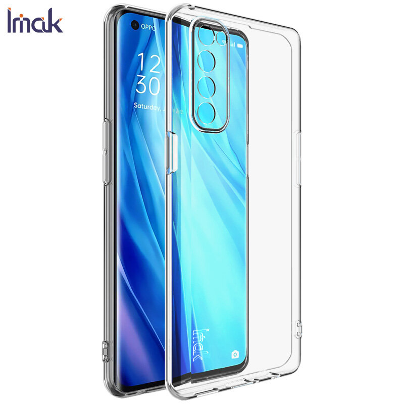 Dành Cho Oppo Reno 4 Pro 4G Imak Ốp Silicon Mềm Trong Suốt, Vỏ Bảo Vệ Chống Sốc An Toàn Hơn Loại Dày 6.5 Inch
