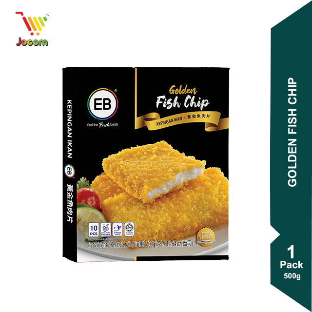 EB Golden Fish Chip 黄金鱼排 500g [KL & Selangor Delivery Only]