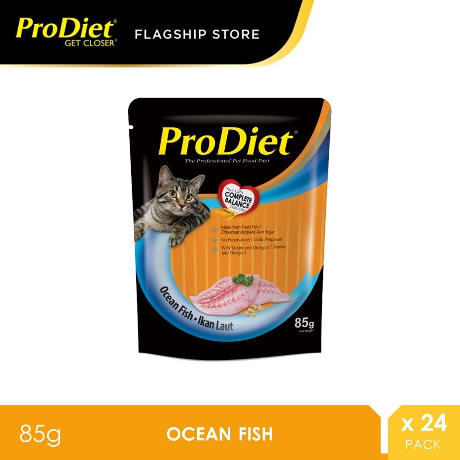ProDiet 85G Ocean Fish Wet Cat Food X 24 Packs