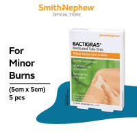 Smith+Nephew Bactigras Medicated Tulle Gras Dressing (5cm x 5cm x 5s)