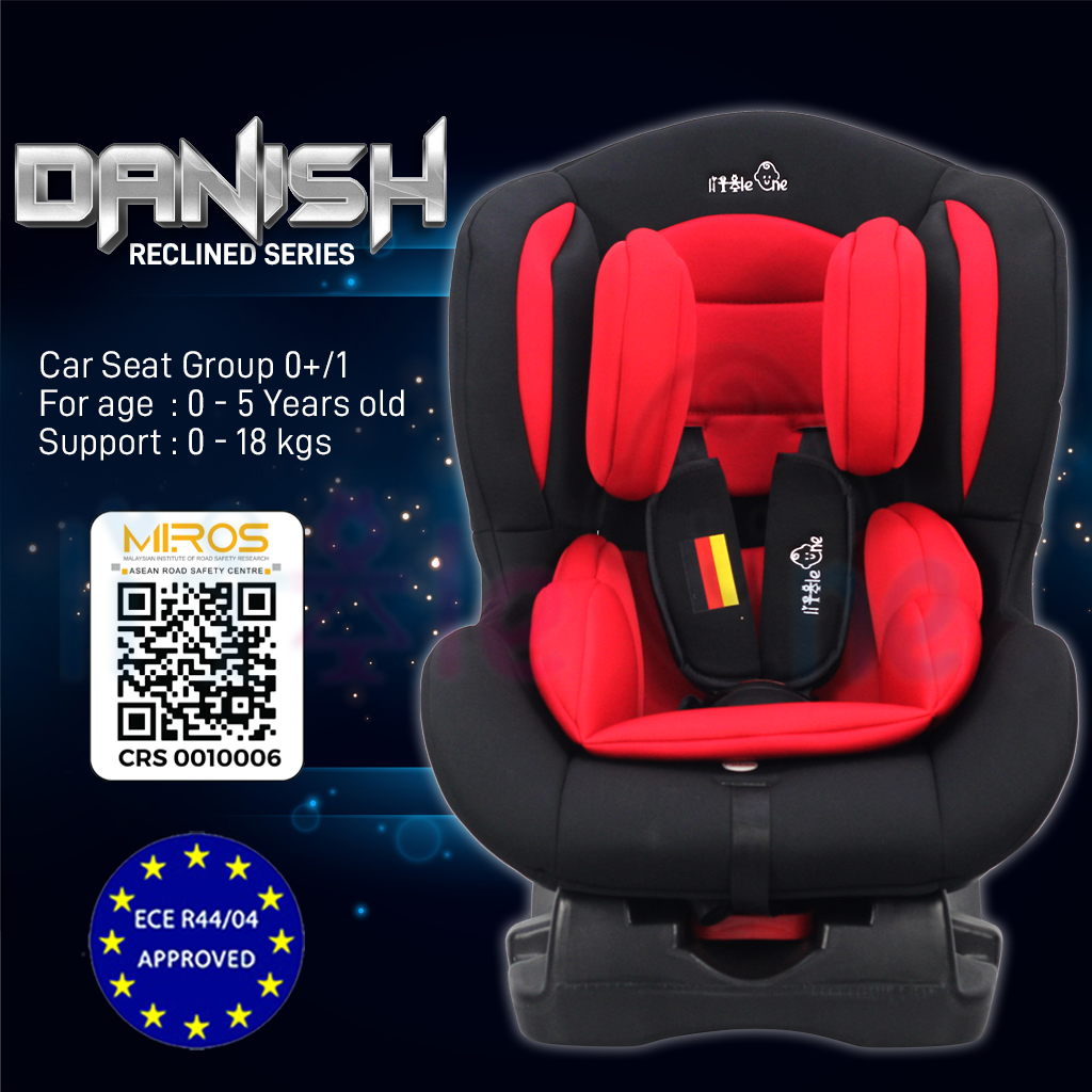 New Born to 5 Years Old MIROS APPROVED JPJ APPROVED ECE CERTIFIED Little One Exclusive Danish CSB Convertable Blue Star Baby Car Seat BEST SELLER!