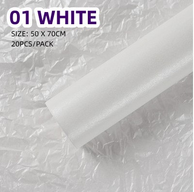 ✔READY STOCK✔ 20pcs Pearl Sydney Pearly Glossy Flower Paper Bouquet Wrapping Gift Florist Pembalut Bunga 珠光雪梨纸