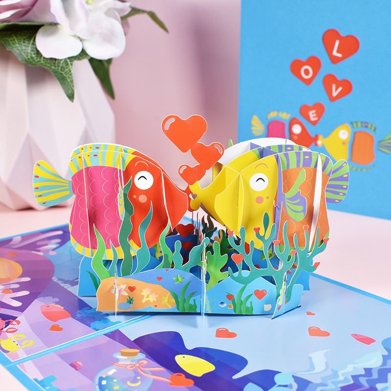 Pop Up Card 3D Card Thank You Romantic Card Rose Cherry Blossom Tree Popup Greeting Cards for Couple Birthday Anniversary Wedding Valentine Christmas