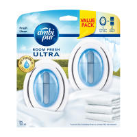 Ambi Pur Air Freshener Gel Bathroom Fresh Mild 7ml x 2 Value Pack (pewangi rumah pewangi bilik toilet odor eliminator pewangi tandas)