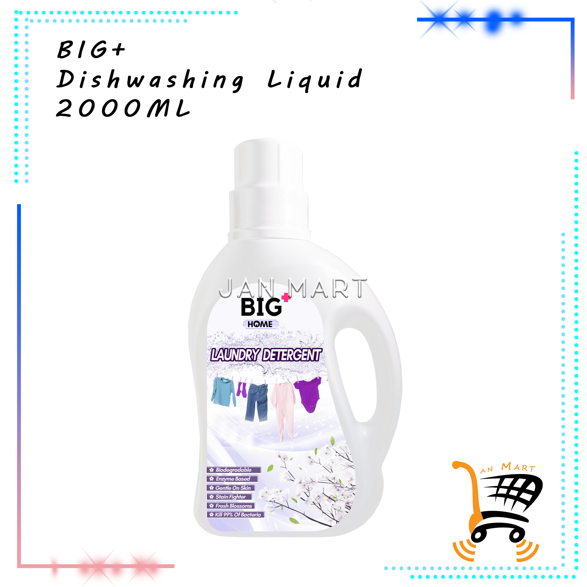 BIG+ Laundry Detergent 2000ML