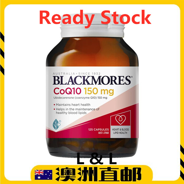 [Ready Stock EXP: 01/2023yr] Blackmores CoQ10 150mg ( 125 Capsules ) ( Made In Australia )