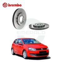 BREMBO Front Brake Discs (2pcs) - VW Polo 1.4061.2 TSI11 VW Polo 1.6 Sedan
