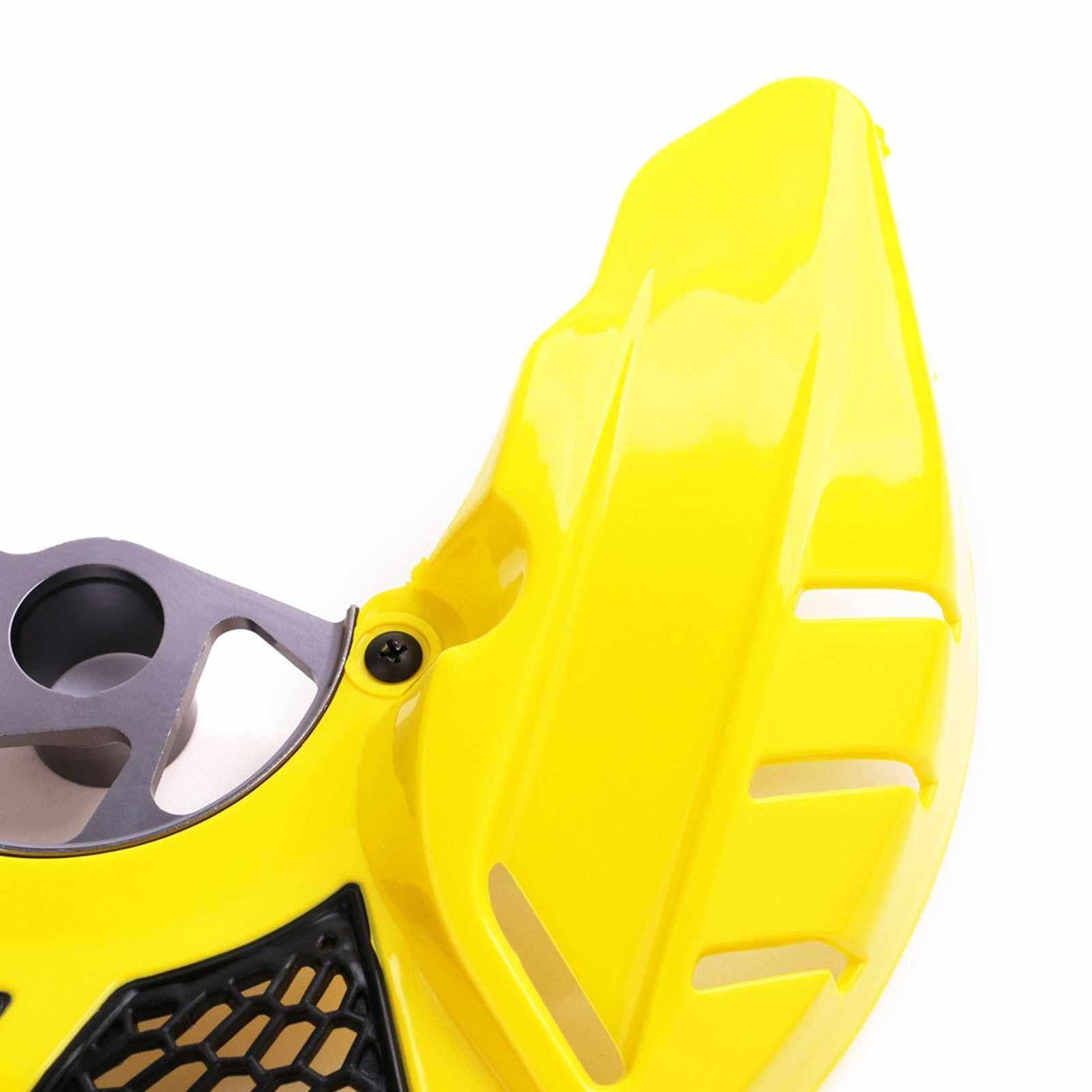 Motorcycle Front Brake Disc Guard Cover Replacement for HONDA CR125R,CRF250R,CRF450R,SX,SXF,XC (Yellow)
