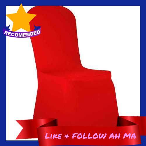 Best Selling Stretch Chair Cover Removable Elastic Chair Protector for Wedding Party Ceremony Banquet (Red)