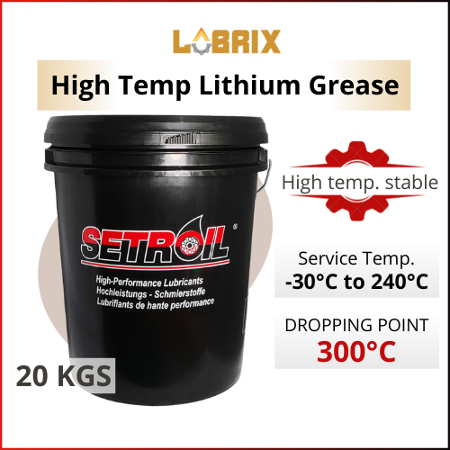 LUBRIX Setroil High Temperature Grease 20 KGS Grease Hi Temp Grease
