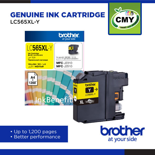 Brother LC567XLBK LC565XLC LC565XLM LC565XLY Original Ink Cartridge LC565XL LC567XL for MFC-J2310, MFC-J2510