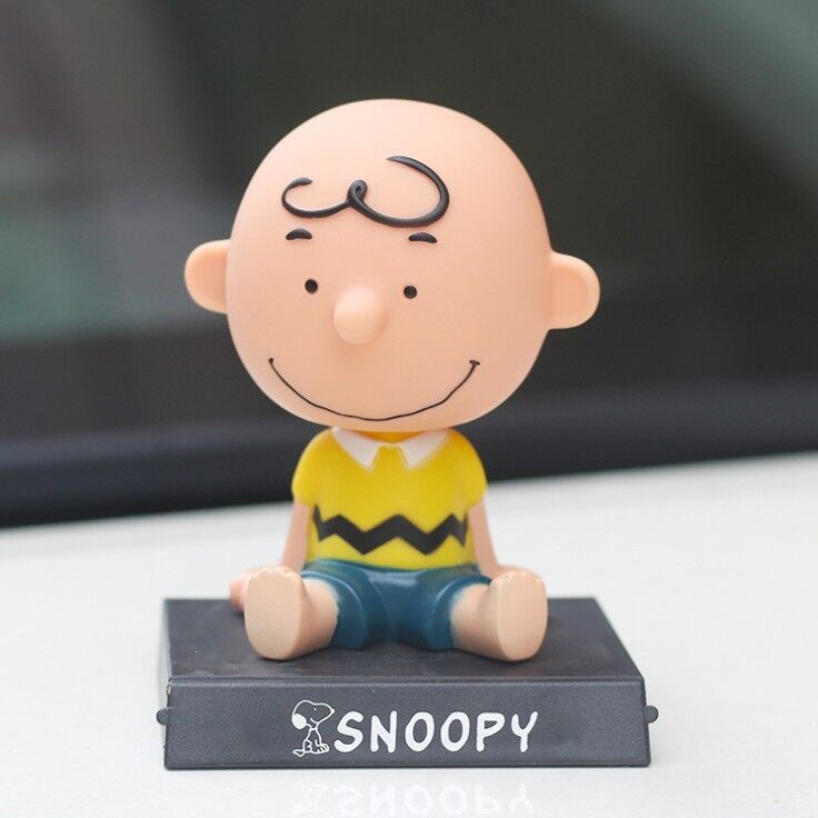 Snoopy Charlie Cute Version Shaking Head Toy Car Home Decor Toys 10cm/12cm