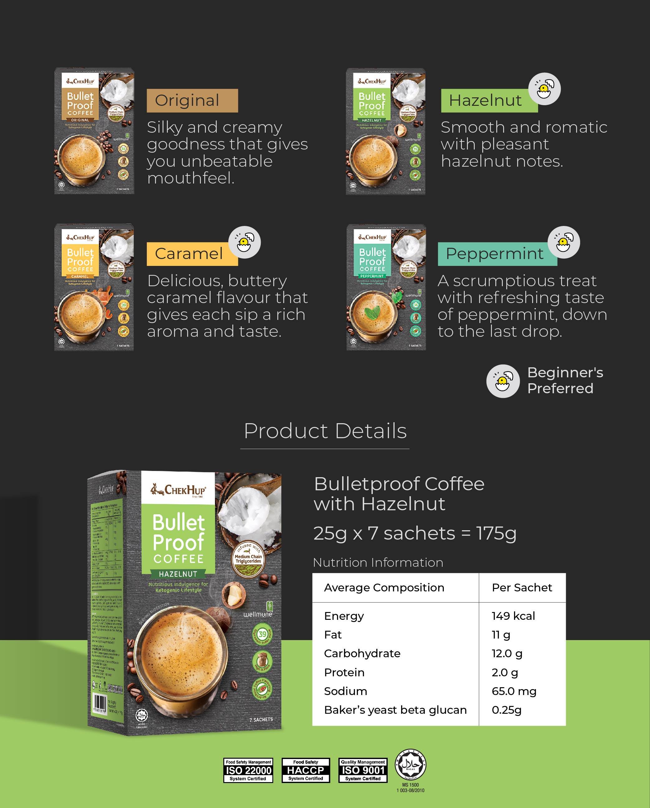 Chek Hup Bulletproof Coffee [Combo of 4 Variants]