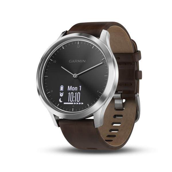 Garmin Vivomove HR Premium Stylish Hybrid Smartwatch with a Discreet Display 010-01850-94)