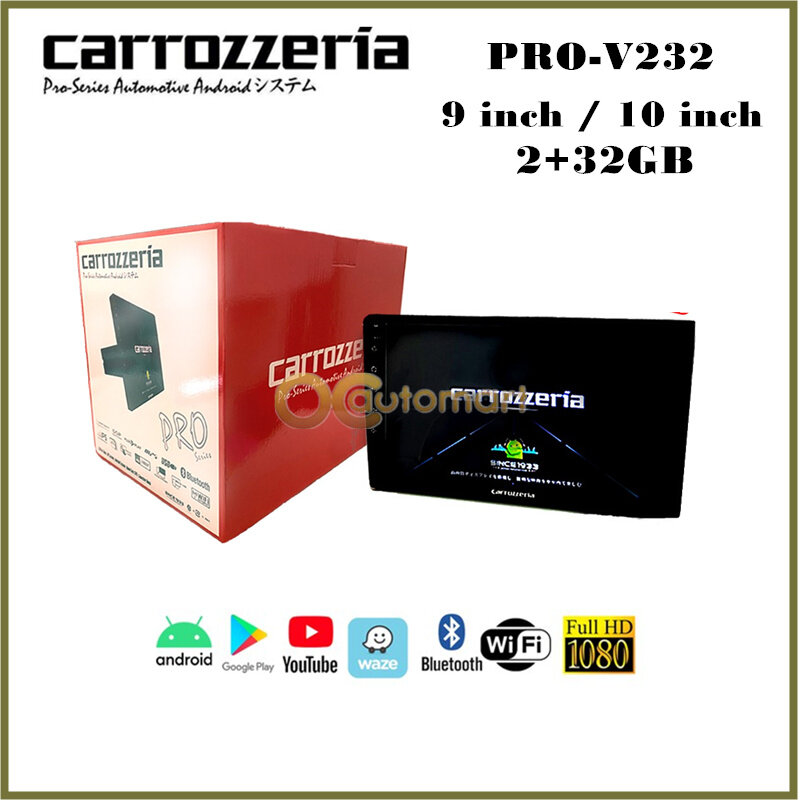Carrozzeria 9 inch / 10inch Android Player Pro Series V232 9 10 DSP IPS 2+32G