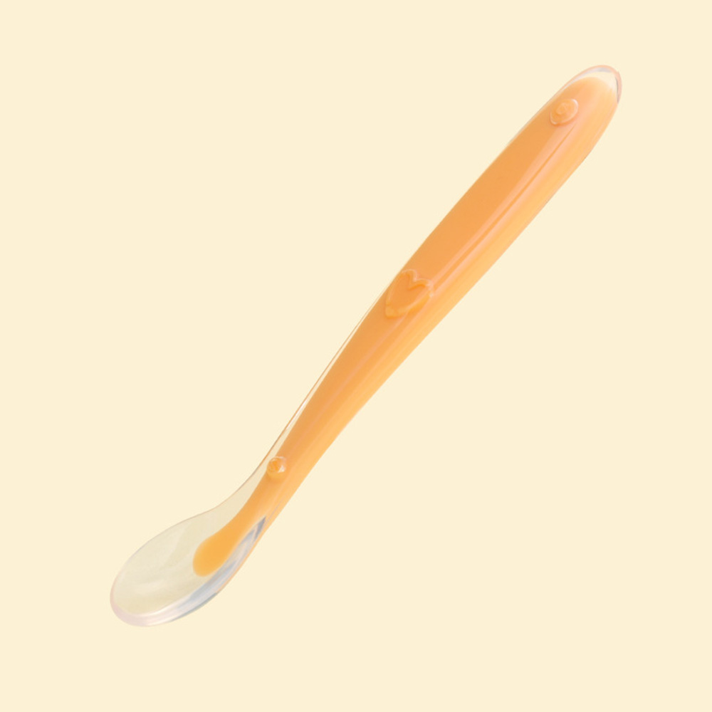 Mumystation Kids Baby Feeding Spoon Soft Silicone Baby Spoon Infant Training Spoon BPA FREE