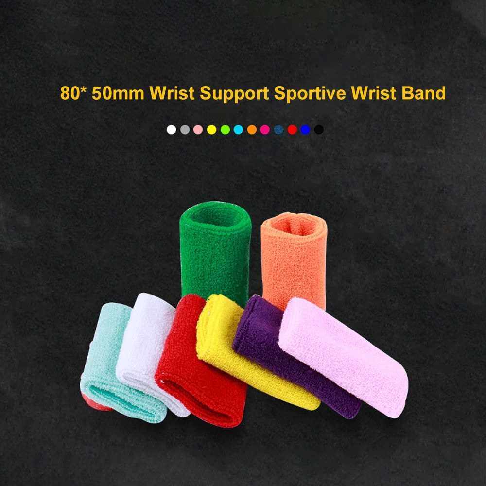 People's Choice Wrist Support Sportive Wrist Band Brace Wrist Wrap for Adults Sport Outdoor Activities Portable (White)
