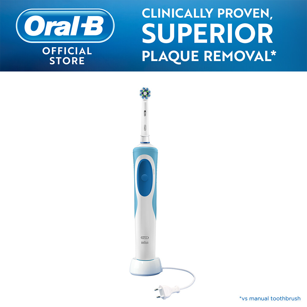 oral b vitality plus crossaction electric toothbrush