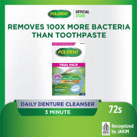 Polident Denture and Retainer Cleaning Tablets 3 Minute Daily Cleanser (1 x 72s)