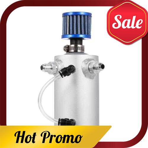 Universal Aluminum 0.5L Oil Breather Oil Catch Can with Breather Filter